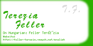 terezia feller business card